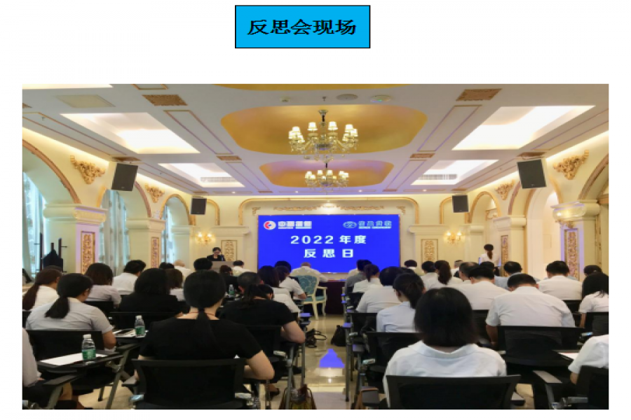 信盈貸款公司、中盈擔保公司 2022年度“反思日”